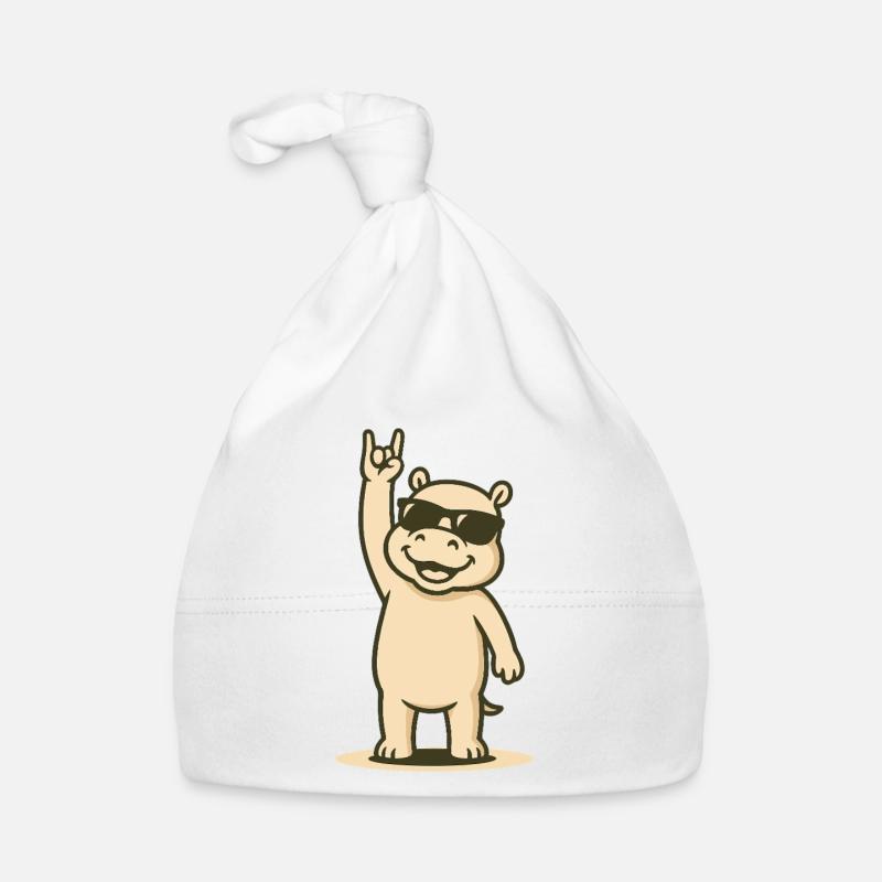 HipHoppo Rocks Baby Bio-Mütze