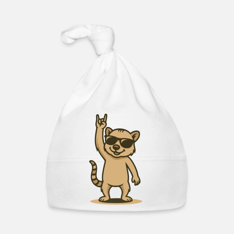 Cool coati rocker bébé Bonnet bio Bébé