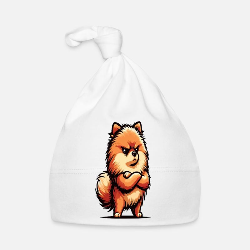 Zwergspitz Zwergspitze Zwerspitzhalter Spitz Baby Bio-Mütze