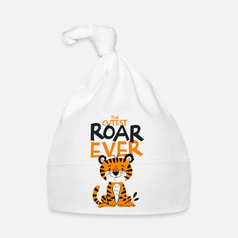 Mignon Tiger Roar Forever Artwork Bonnet bio Bébé