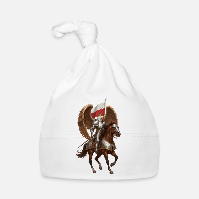 Polish Eagle Winged Hussar Rider Organic Baby Cap