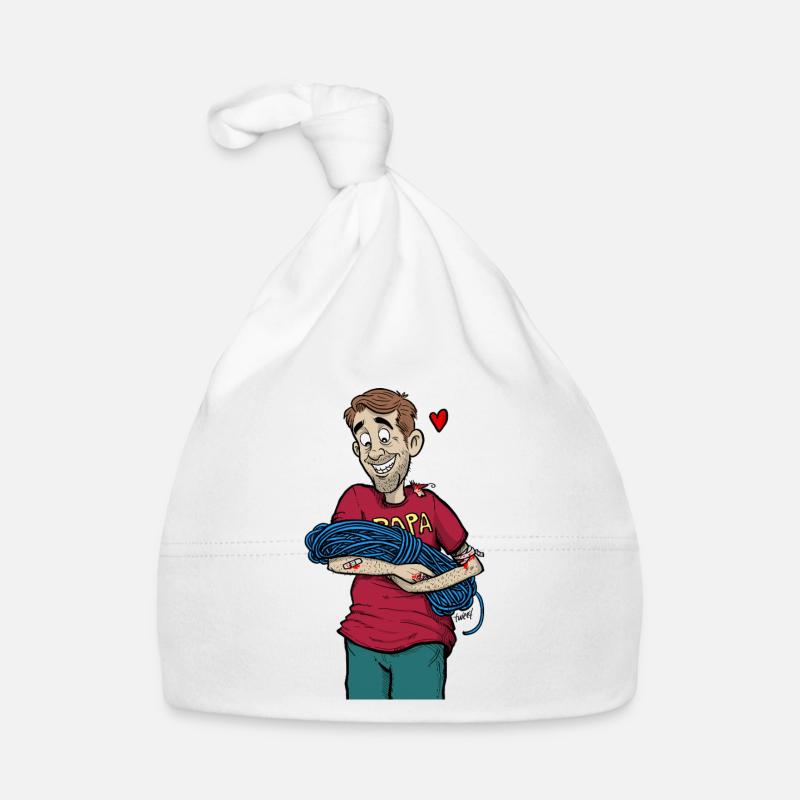 Papa_Climber Baby Bio-Mütze