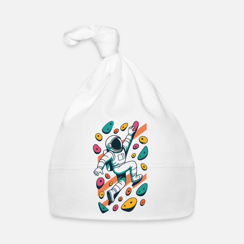 Bouldering Astronaut Hovering Easy Climbing Gesche Organic Baby Cap