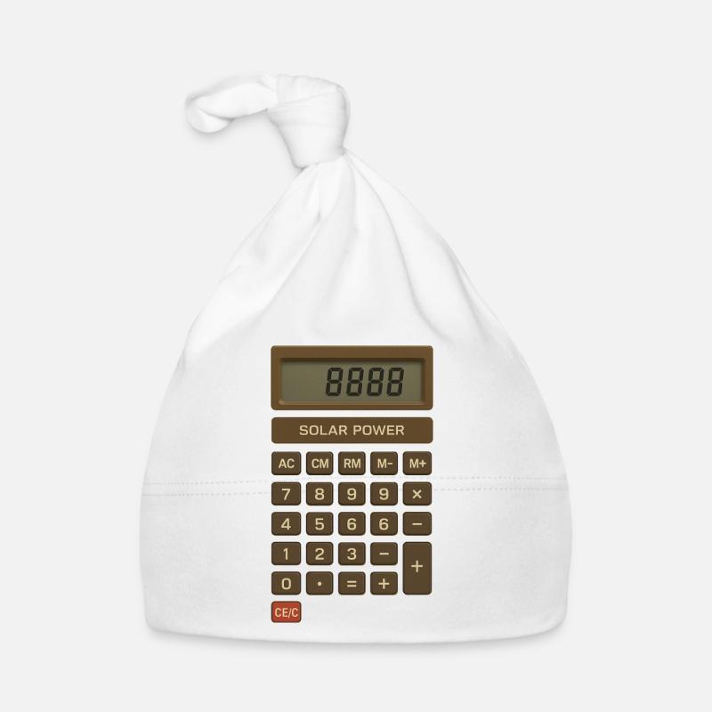 Solar Power Taschenrechner Retro Baby Bio-Mütze