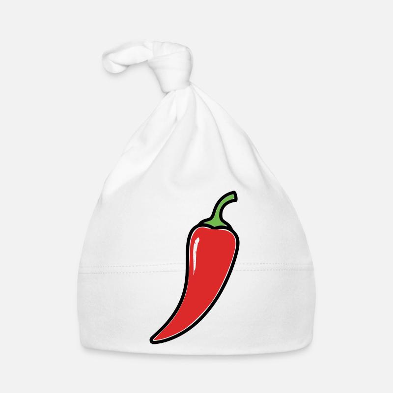 Chili Pepper Hot Comic Organic Baby Cap