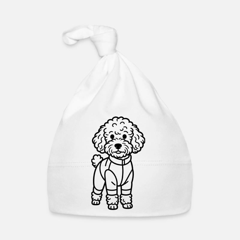 Chien Spoodle Bonnet bio Bébé