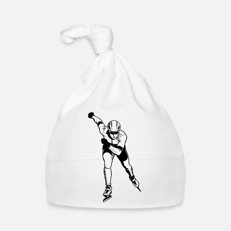 Schlittschuh Baby Bio-Mütze
