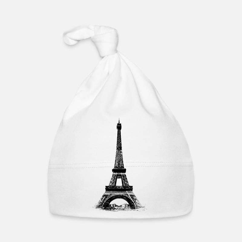 Eiffel tower Organic Baby Cap