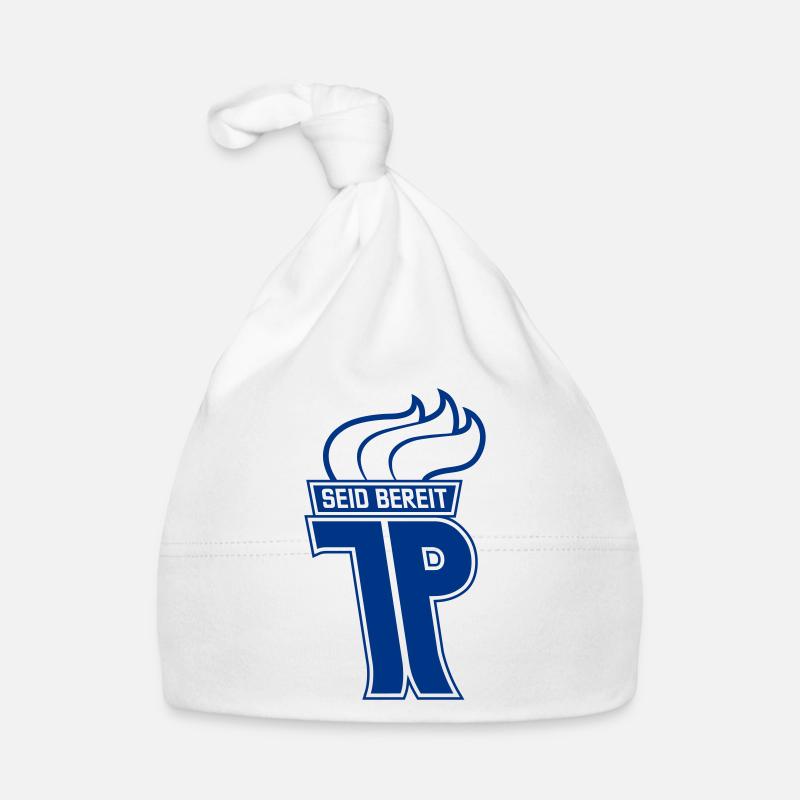 JP - Junge Pioniere Logo (Farbe änderbar) Baby Bio-Mütze