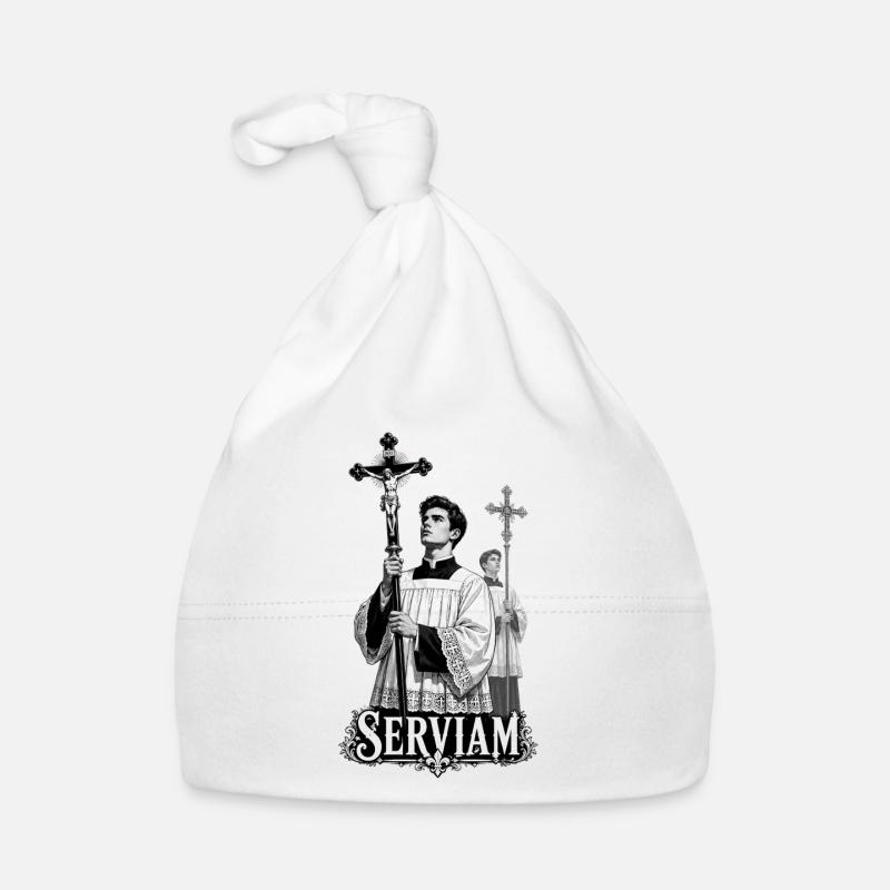 Serviam - Katholisch Baby Bio-Mütze