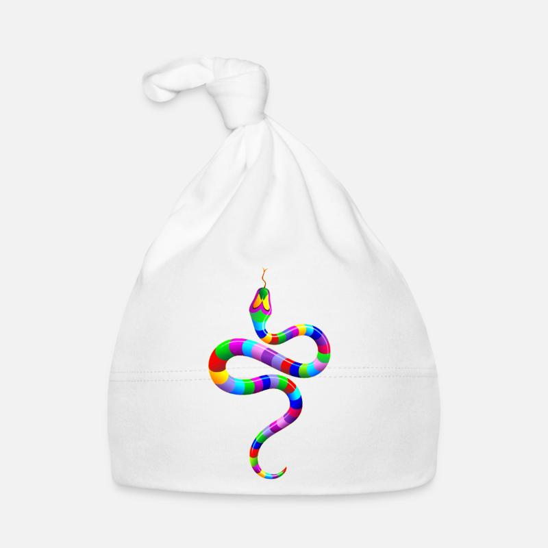 Prismatic Serpent Dream Organic Baby Cap