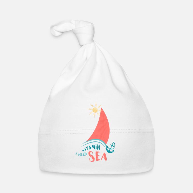 I need Vitamin Sea - cool gift for sailors Organic Baby Cap