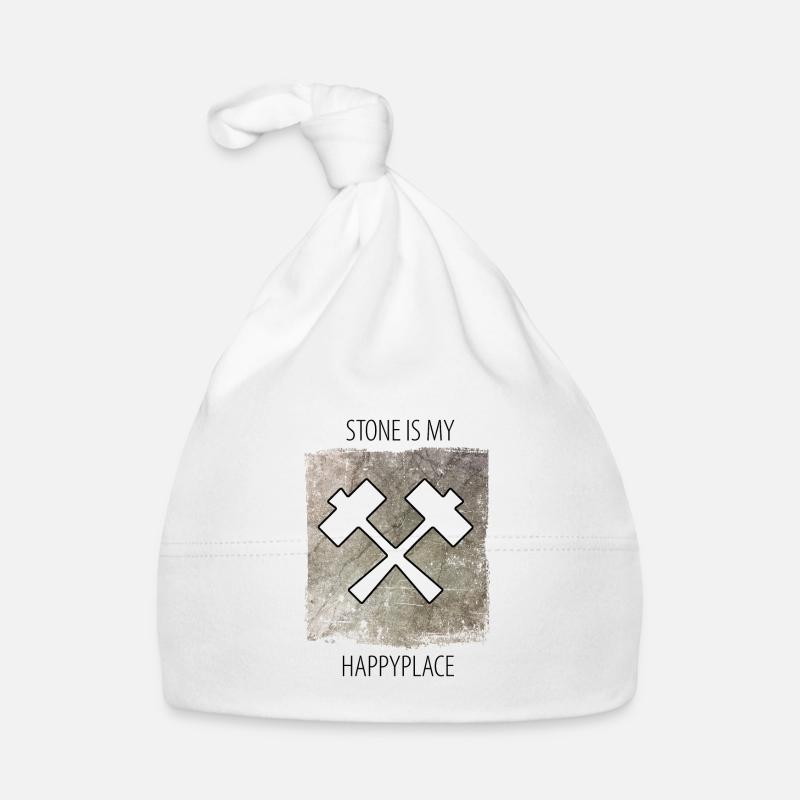 Stonemason Stone Sculptor Saying Organic Baby Cap