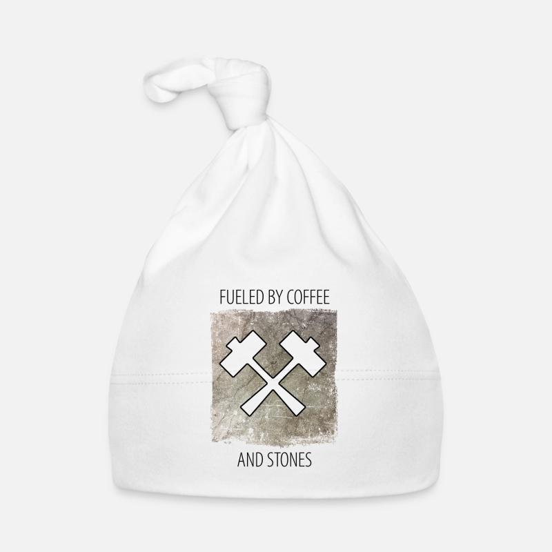 Steinmetz Steinbildhauer Spruch Baby Bio-Mütze