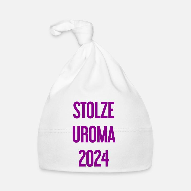 Fière arrière-grand-mère 2024 Bonnet bio Bébé
