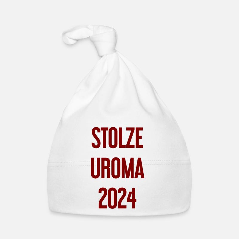 Fière arrière-grand-mère 2024 Bonnet bio Bébé