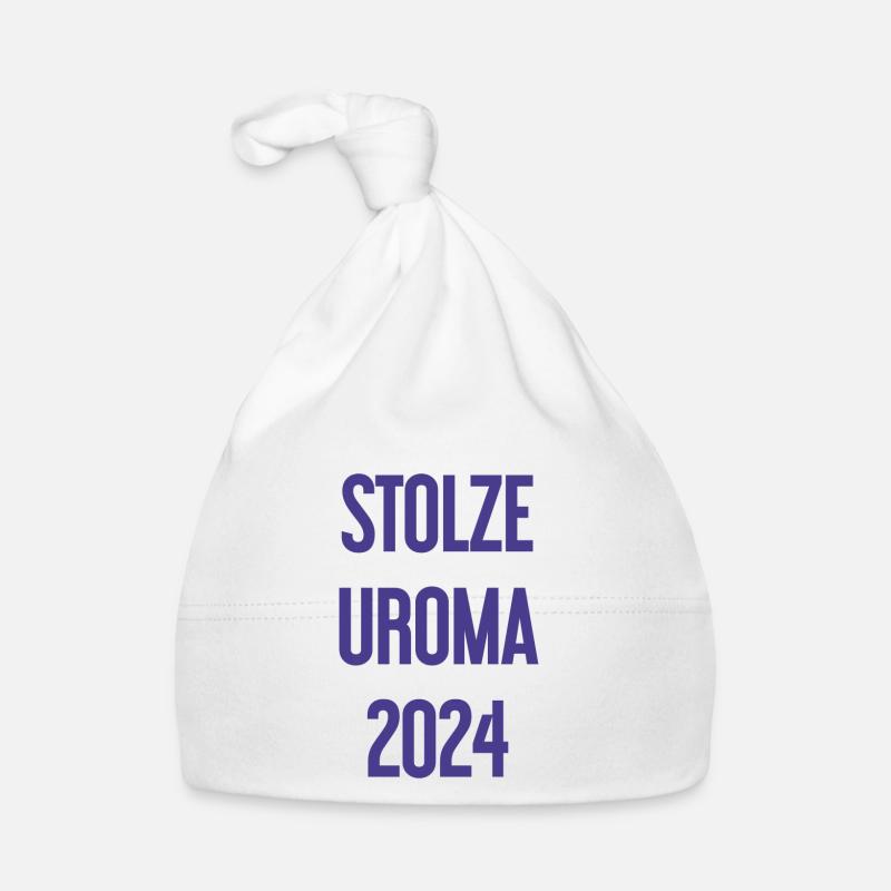 Fière arrière-grand-mère 2024 Bonnet bio Bébé