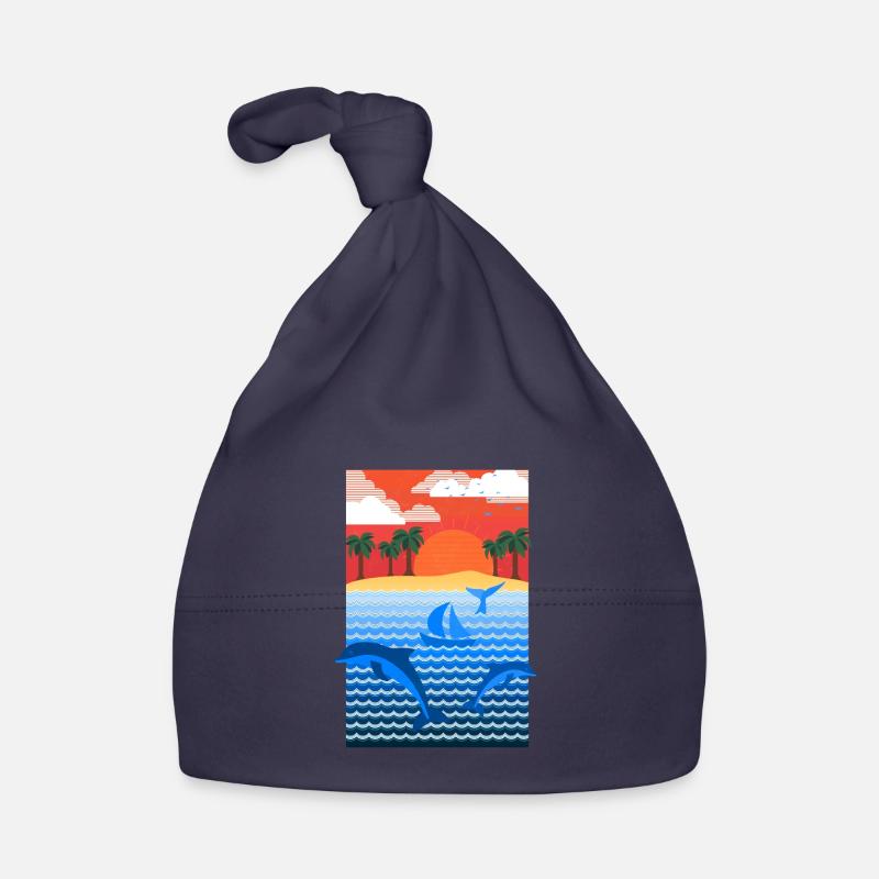 Landscape (Paradise) Organic Baby Cap