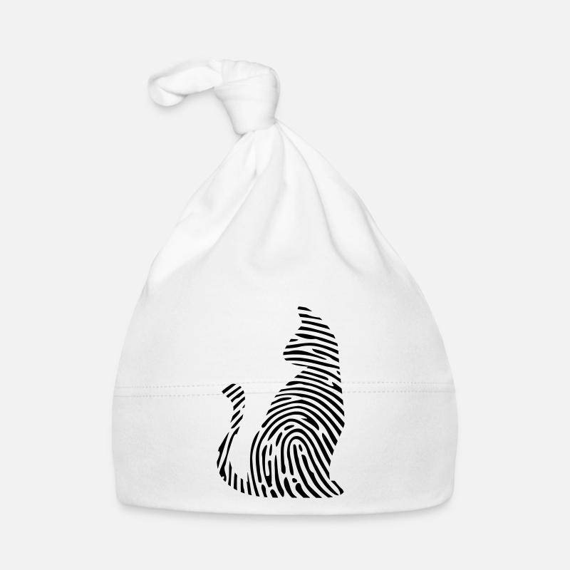 Chat ADN ADN empreinte digitale chat meow cadeau Bonnet bio Bébé