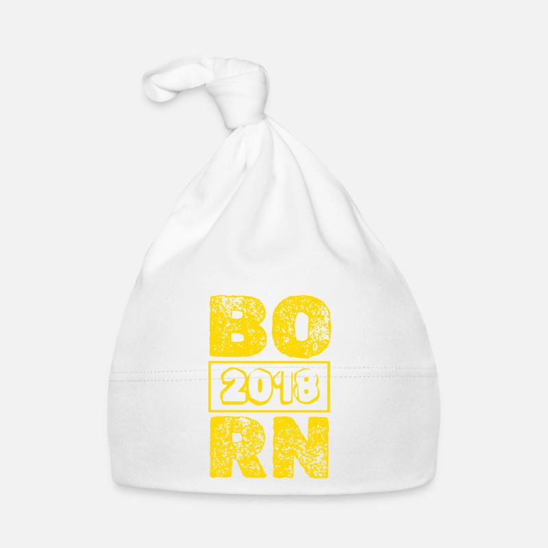 Born 2018 Organic Baby Cap