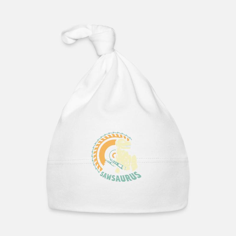 Sägebsaurus Erbauer Geschenk Baby Bio-Mütze
