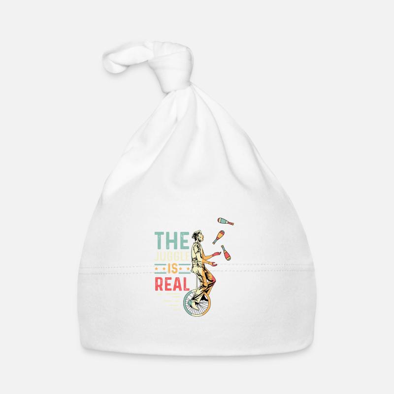 Juggling is real juggler poison Organic Baby Cap