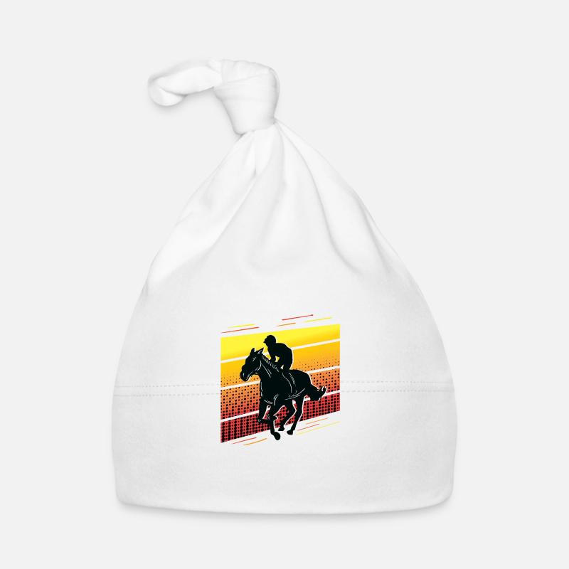 Pferderennwettbewerb Rancher Geschenk Baby Bio-Mütze