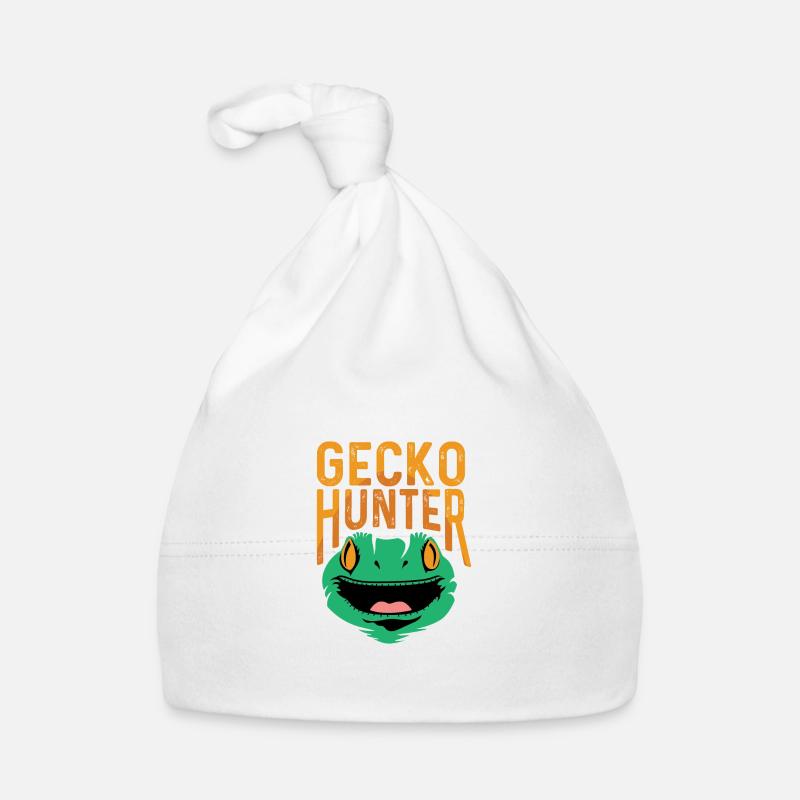 Gecko Hunter Tierpfleger Geschenk Baby Bio-Mütze