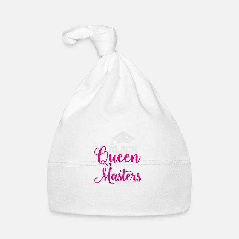 Schwarze Königin mit einer Master -Abschlussklasse Baby Bio-Mütze