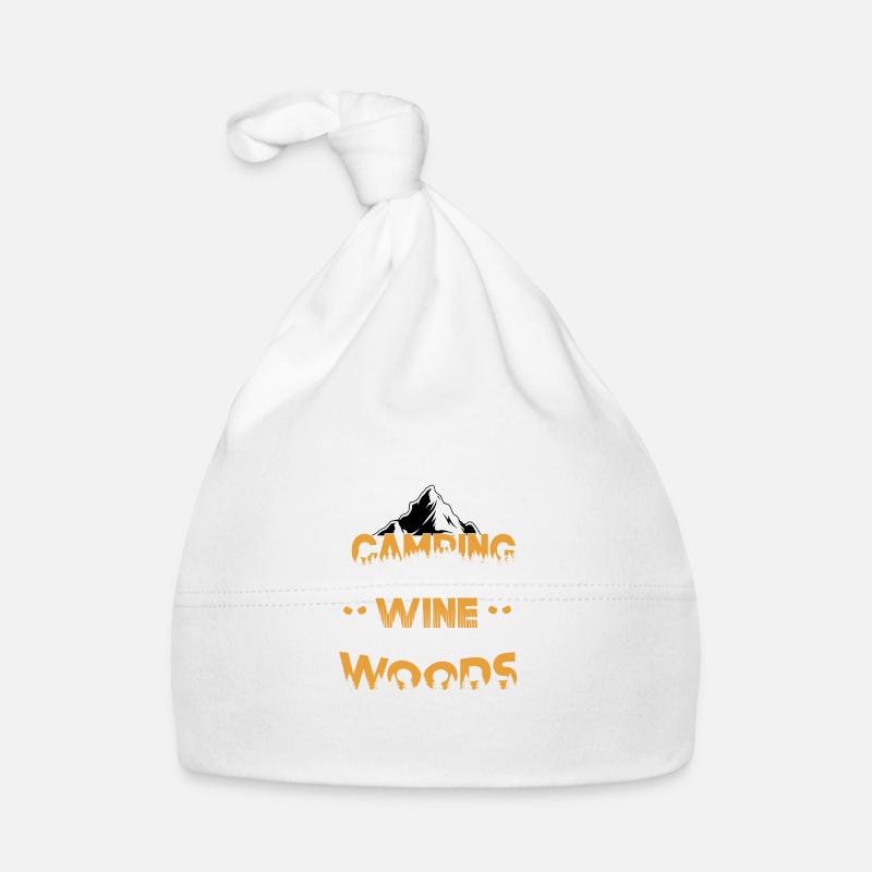 Devis vintage Camping Aventure Bonnet bio Bébé