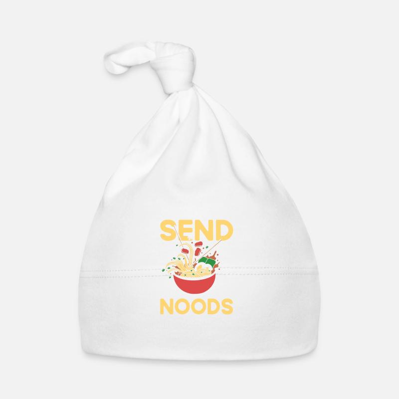 Envoyer un devis amusant Nouilles Ramen Nouilles Baseball Bonnet bio Bébé