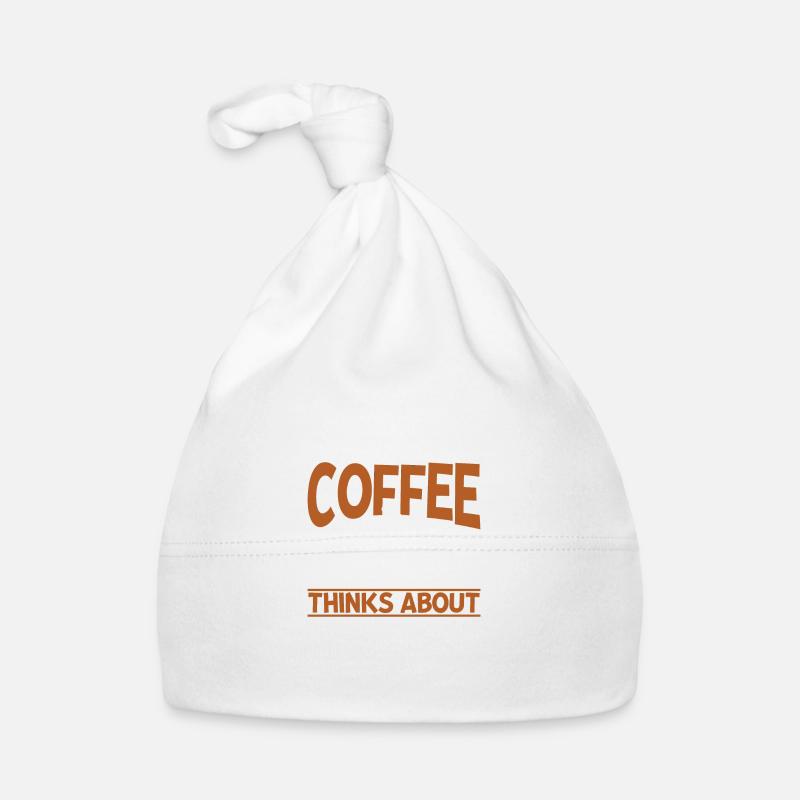 Ich frage mich, ob Kaffee auch an mich denkt Baby Bio-Mütze