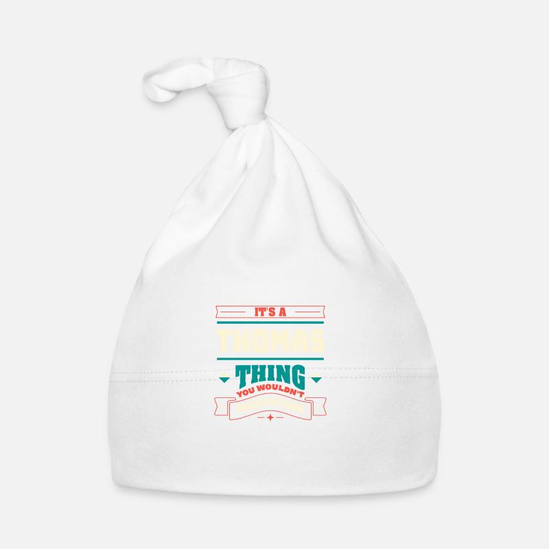 It is a Thomas thing, the surname -Matching Fa Organic Baby Cap
