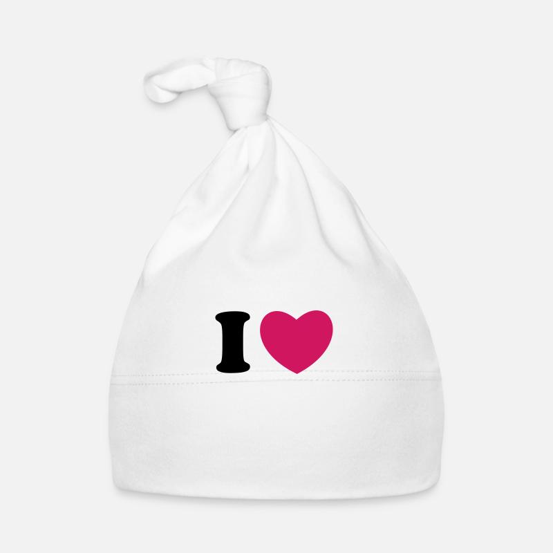 I love shirt design Organic Baby Cap