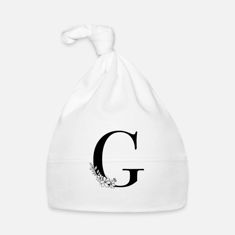 Buchstabe G Baby Bio-Mütze