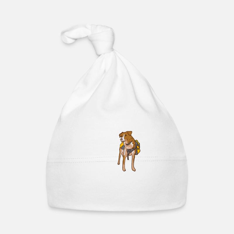 Happiness Is Hiking With A Dog Baby Bio-Mütze