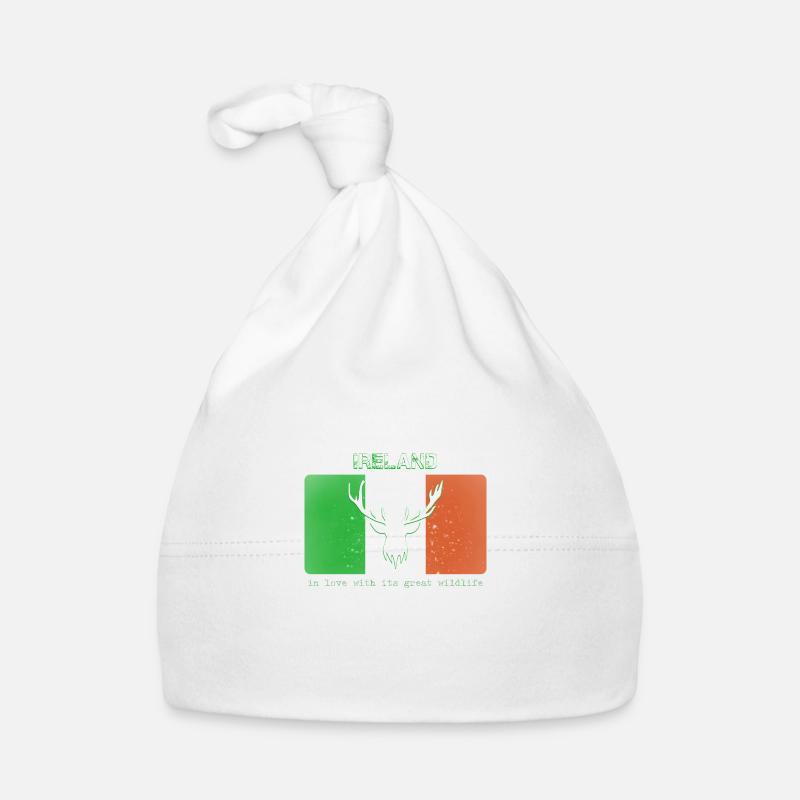 FAUNE ET DE LA FLORE D’IRLANDE Drapeau de l’Irlande Bonnet bio Bébé