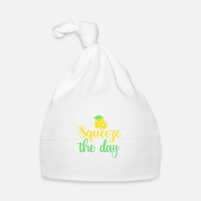 Lemonade Squeeze Day Summer Lovers Jus de citron Bonnet bio Bébé