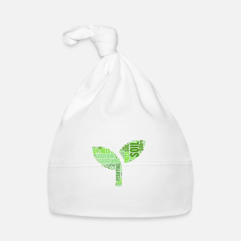 Cheerful open inspirational quote Organic Baby Cap
