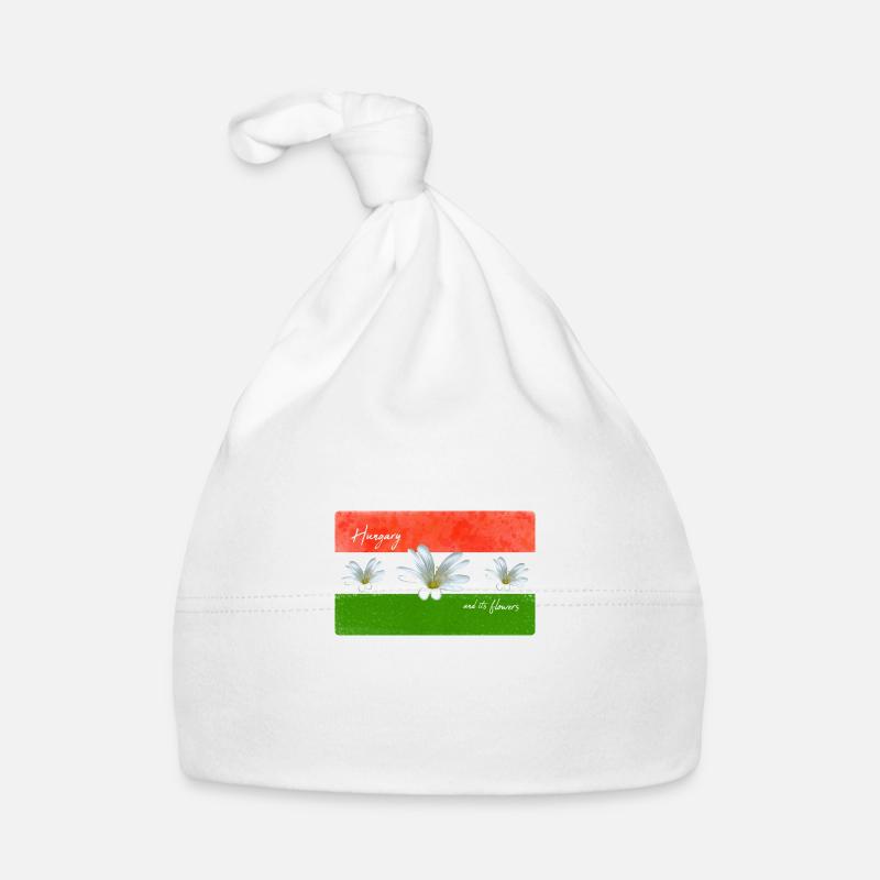 Hongrie Drapeau Hongrois Bonnet bio Bébé