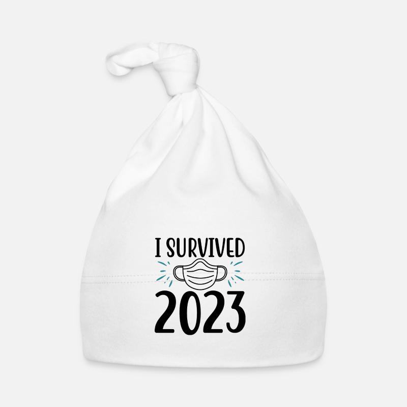 Design I Survived 2023 Bonnet bio Bébé