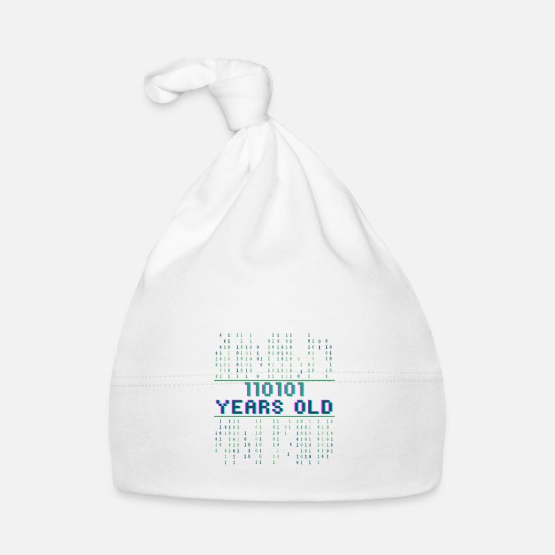 53. Geburtstag 53 Jahre alt Binärcode Coder Baby Bio-Mütze