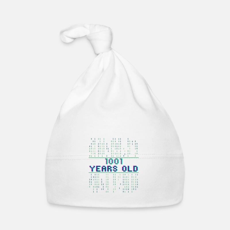9. Geburtstag 9 Jahre alt Binärcode Coder Baby Bio-Mütze