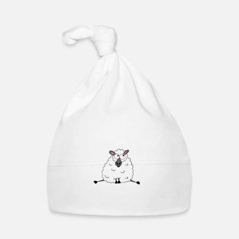 Süßes Schaf Baby Bio-Mütze
