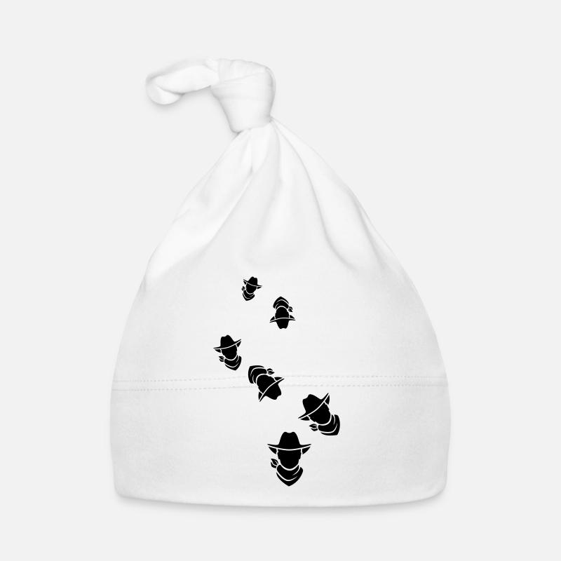 Tête de cow-boy western Bonnet bio Bébé
