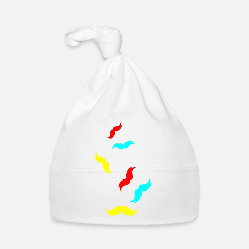 Schnurrbart symbol Baby Bio-Mütze
