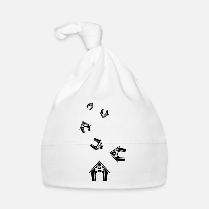 Dog house dog Organic Baby Cap