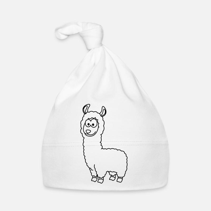 Alpaca Comic Animal Organic Baby Cap
