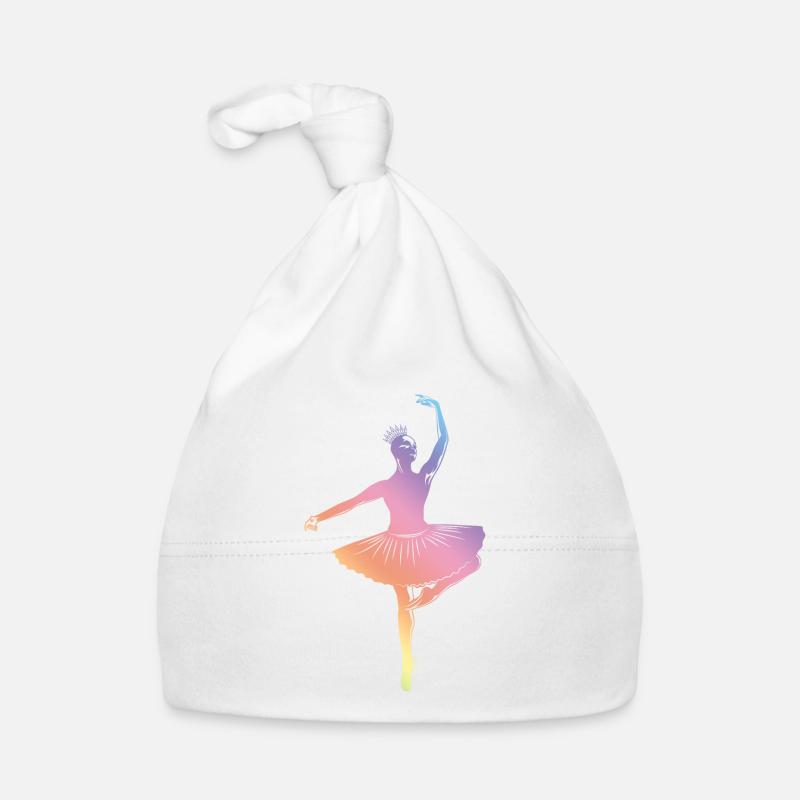 Ballet Silhouette Organic Baby Cap