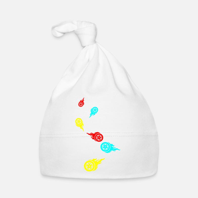 Tyre fire Organic Baby Cap